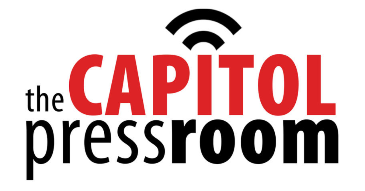 the logo for "the capitol pressroom"